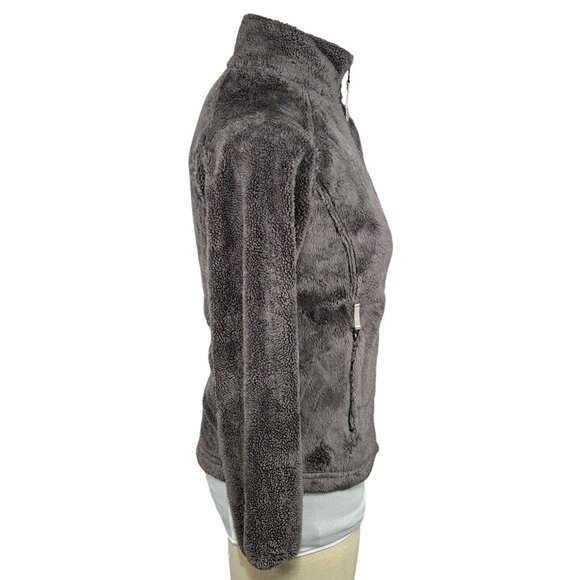The North Face Girls Fleece Jacket M 10/12 Gray Polyester for girls - Picture 2 of 8